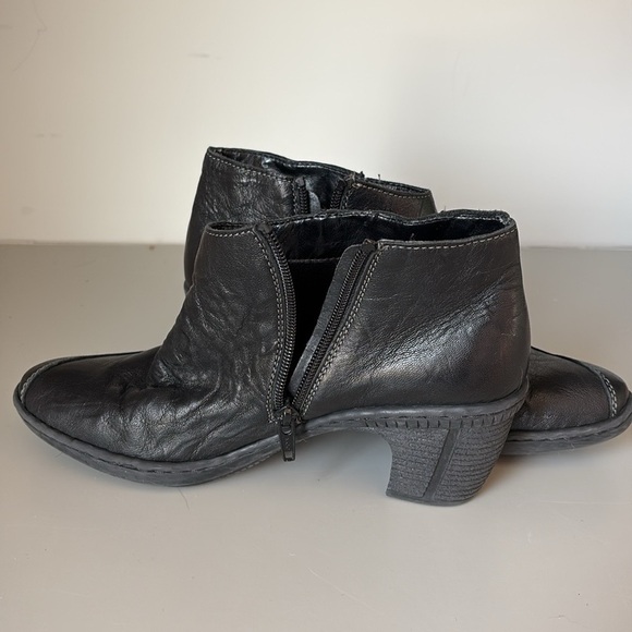 Rieker Black Booties Size 37 - Picture 5 of 8